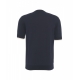 T-shirt a girocollo blu