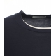 T-shirt a girocollo blu