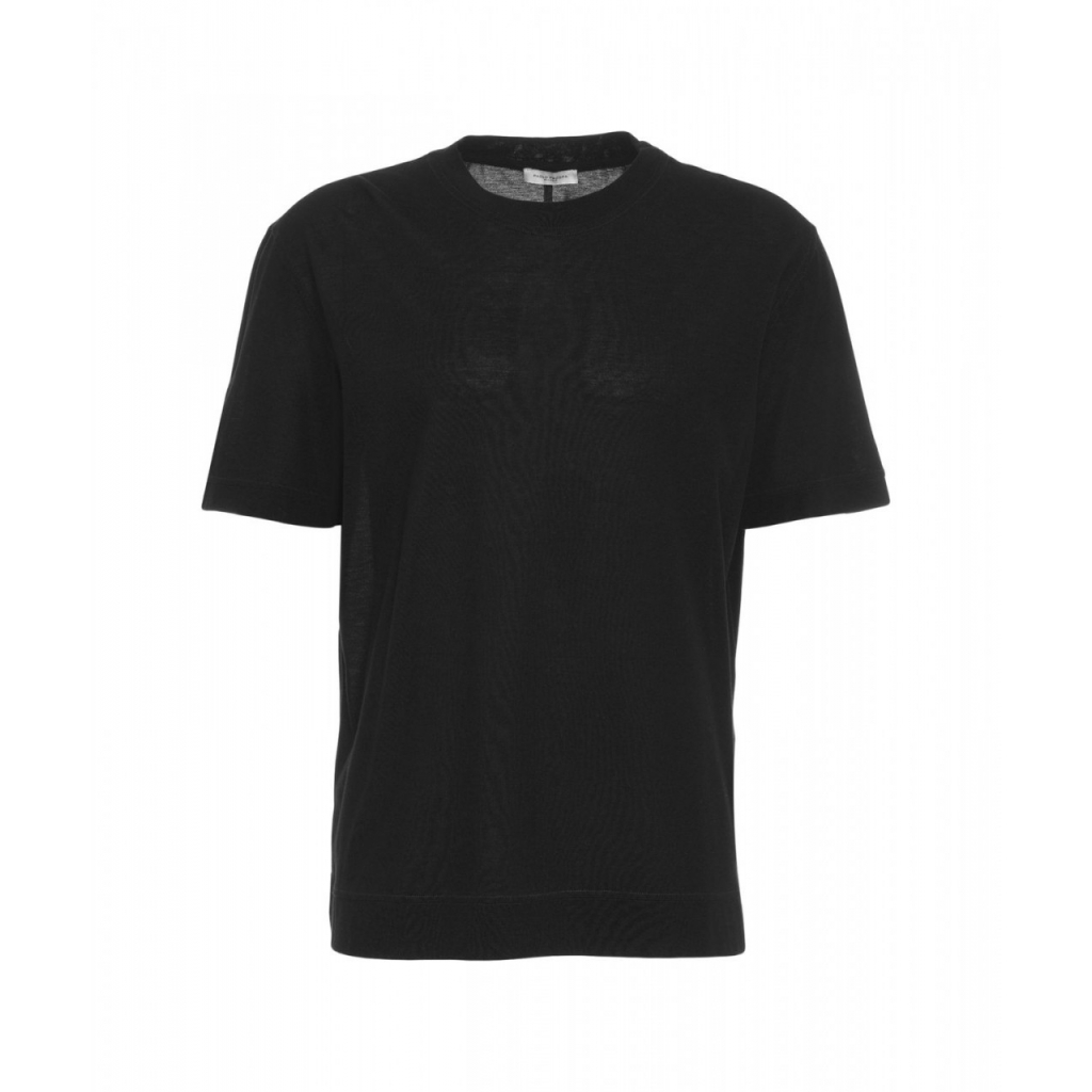 T-shirt in jersey nero