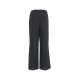 Pantaloni wide leg con cintura nero