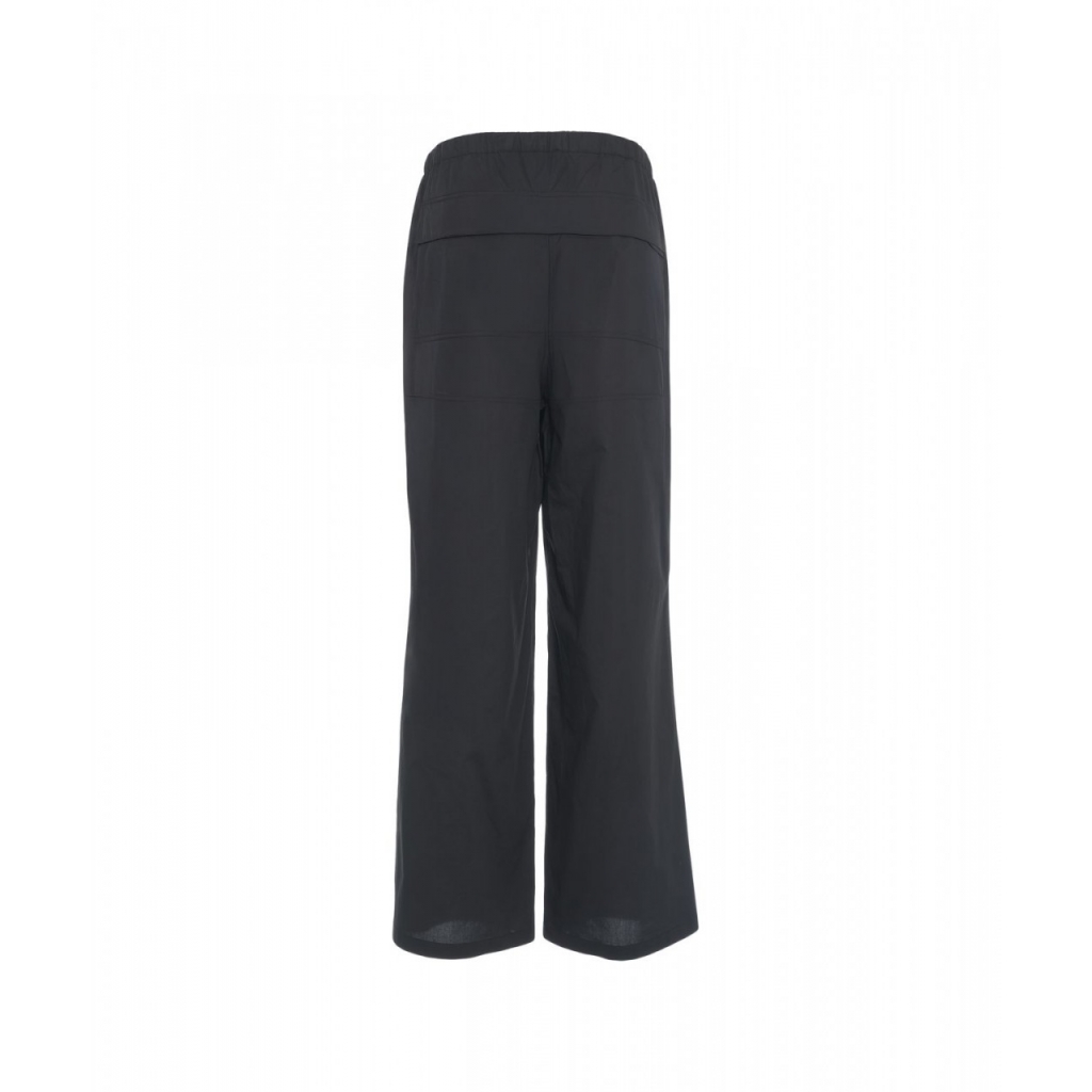 Pantaloni wide leg con cintura nero