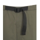 Pantaloni wide leg con cintura verde