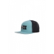 cappellino visiera piatta uomo alpha twill trucker DARK AQUA