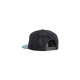 cappellino visiera piatta uomo alpha twill trucker DARK AQUA