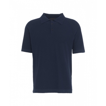 Polo in spugna blu