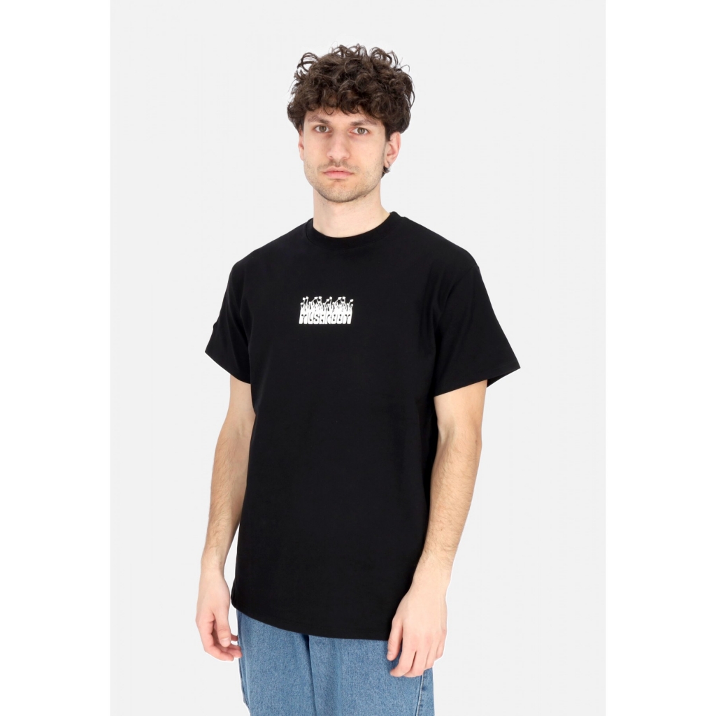 maglietta uomo flame tee BLACK