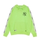 felpa leggera cappuccio uomo mlb sleeve taping pullover hoody neyyan LIME/BLACK