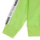 felpa leggera cappuccio uomo mlb sleeve taping pullover hoody neyyan LIME/BLACK