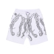 pantalone corto tuta uomo chain sweatshort WHITE