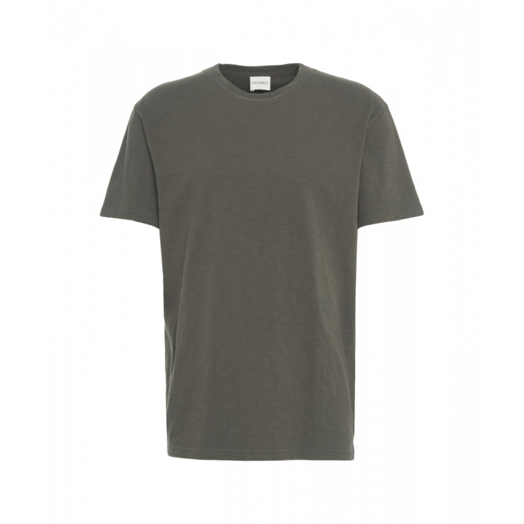 T-shirt in cotone biologico grigio scuro