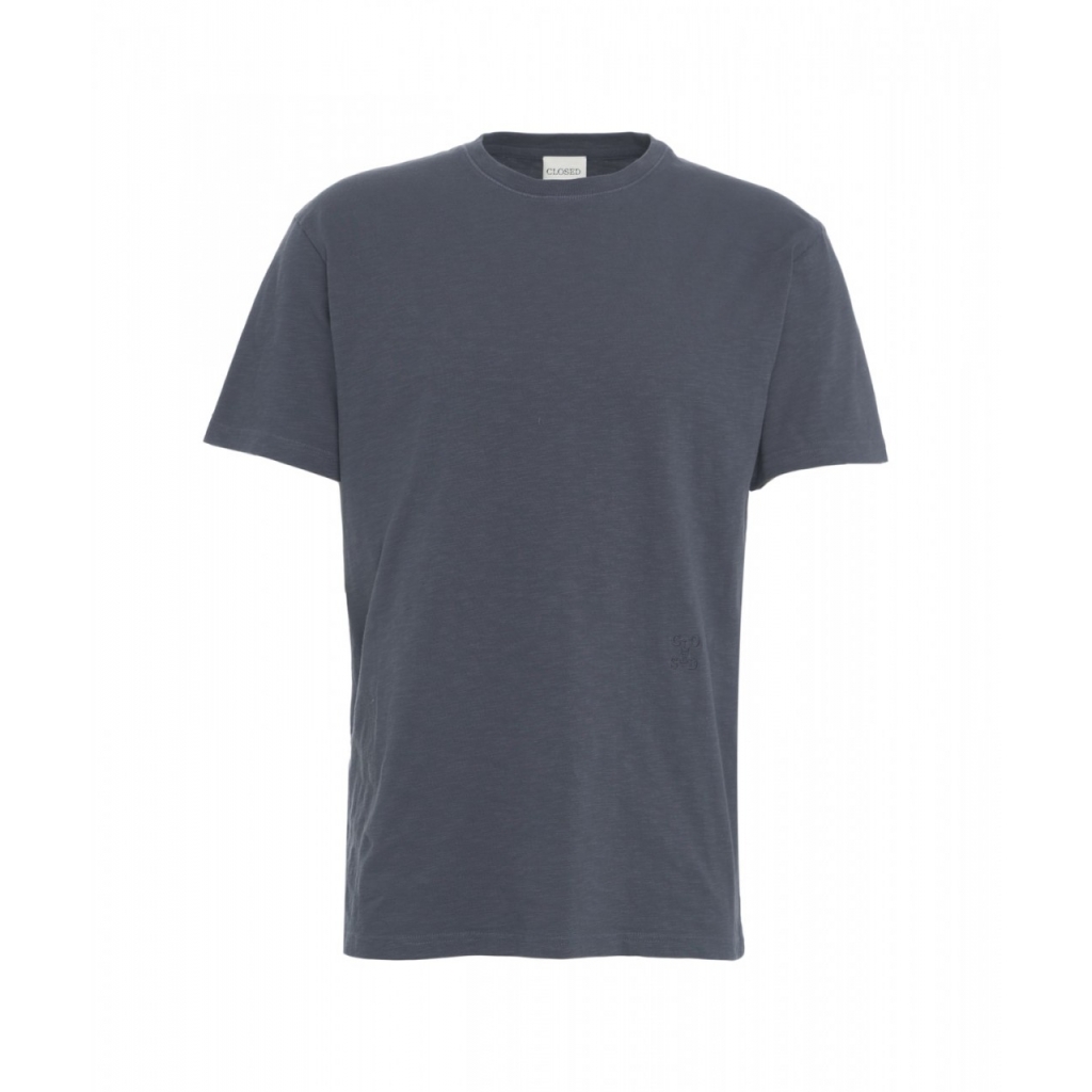 T-shirt in cotone biologico blu scuro