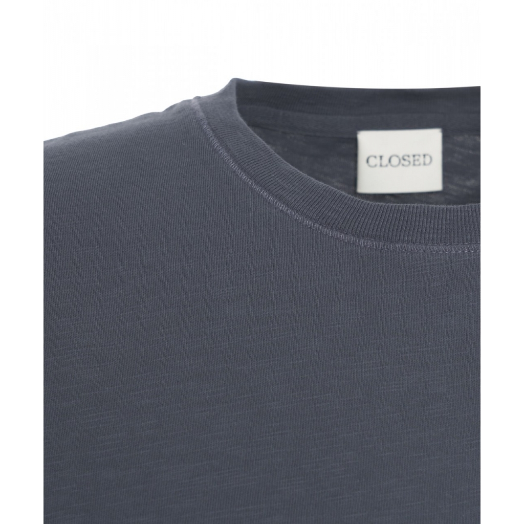 T-shirt in cotone biologico blu scuro