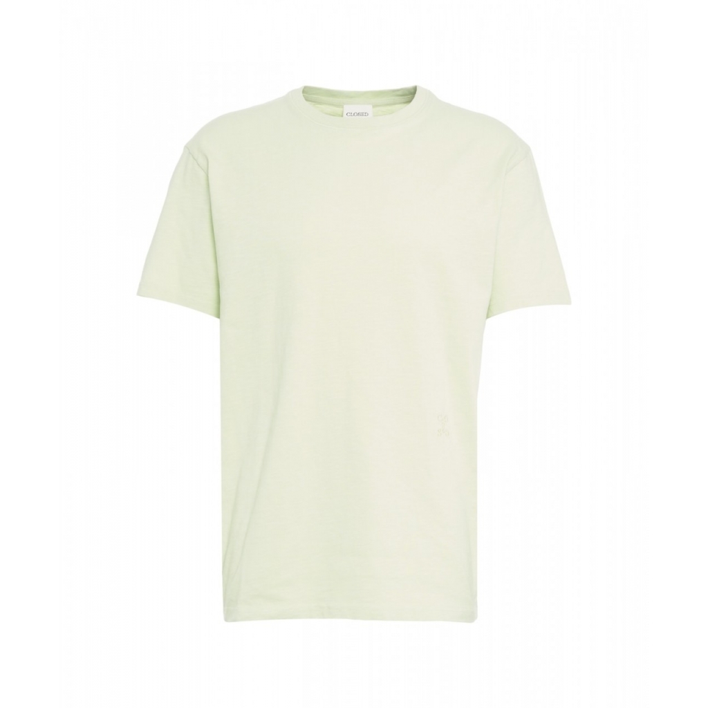 T-shirt in cotone biologico verde chiaro