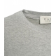 T-shirt in viscosa grigio chiaro