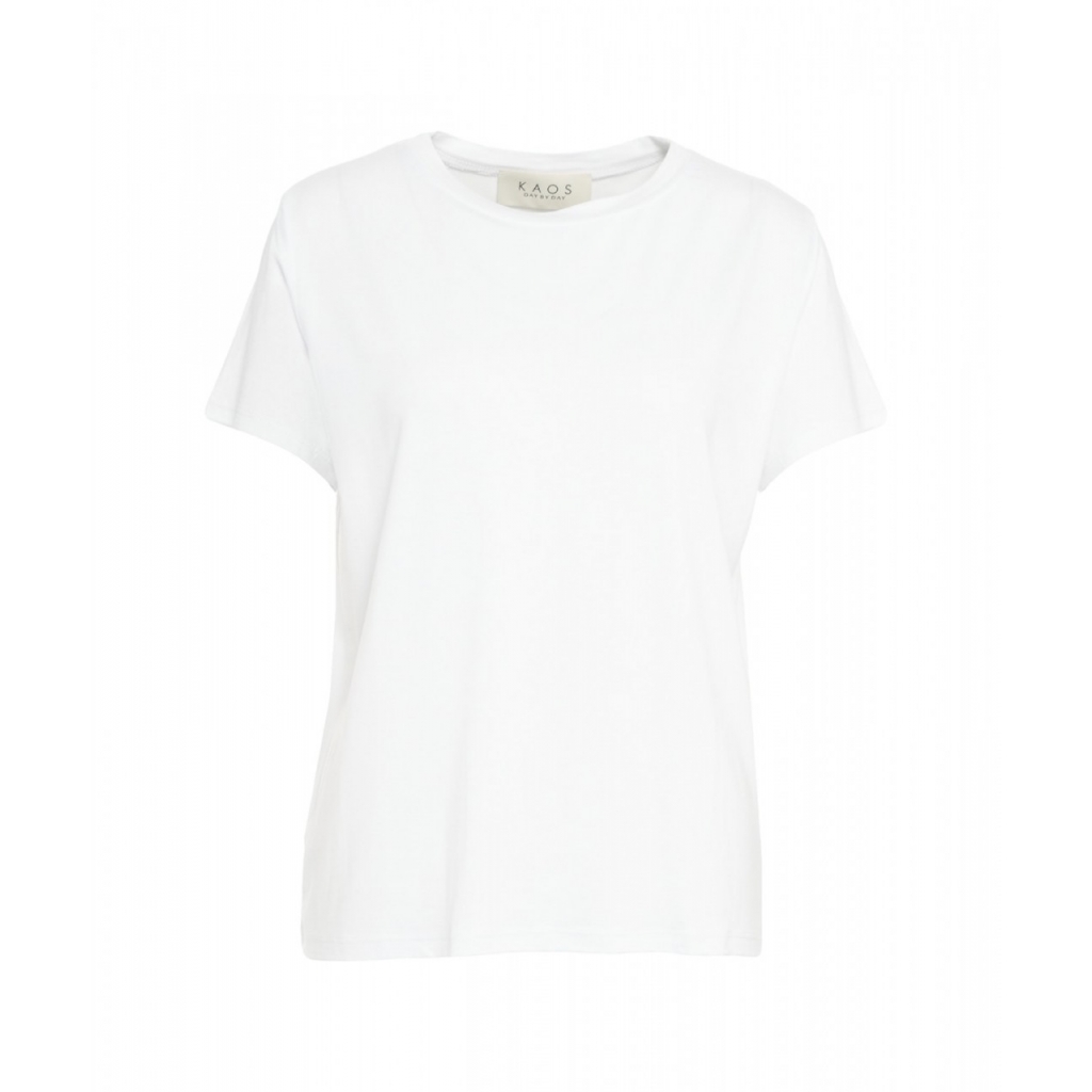 T-shirt in viscosa bianco