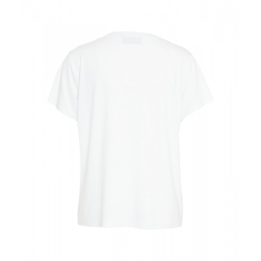 T-shirt in viscosa bianco