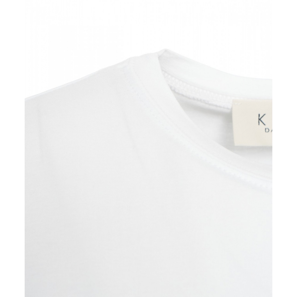 T-shirt in viscosa bianco