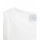 Blusa in cotone bianco