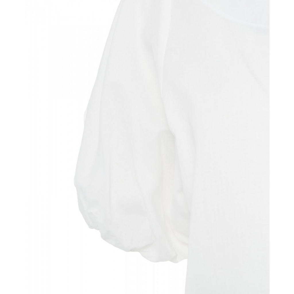 Blusa in cotone bianco