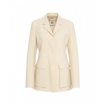 Blazer monopetto Fiona beige