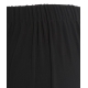 Pantaloni a pieghe stretch nero