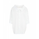 Camicia oversize in popeline bianco