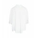 Camicia oversize in popeline bianco