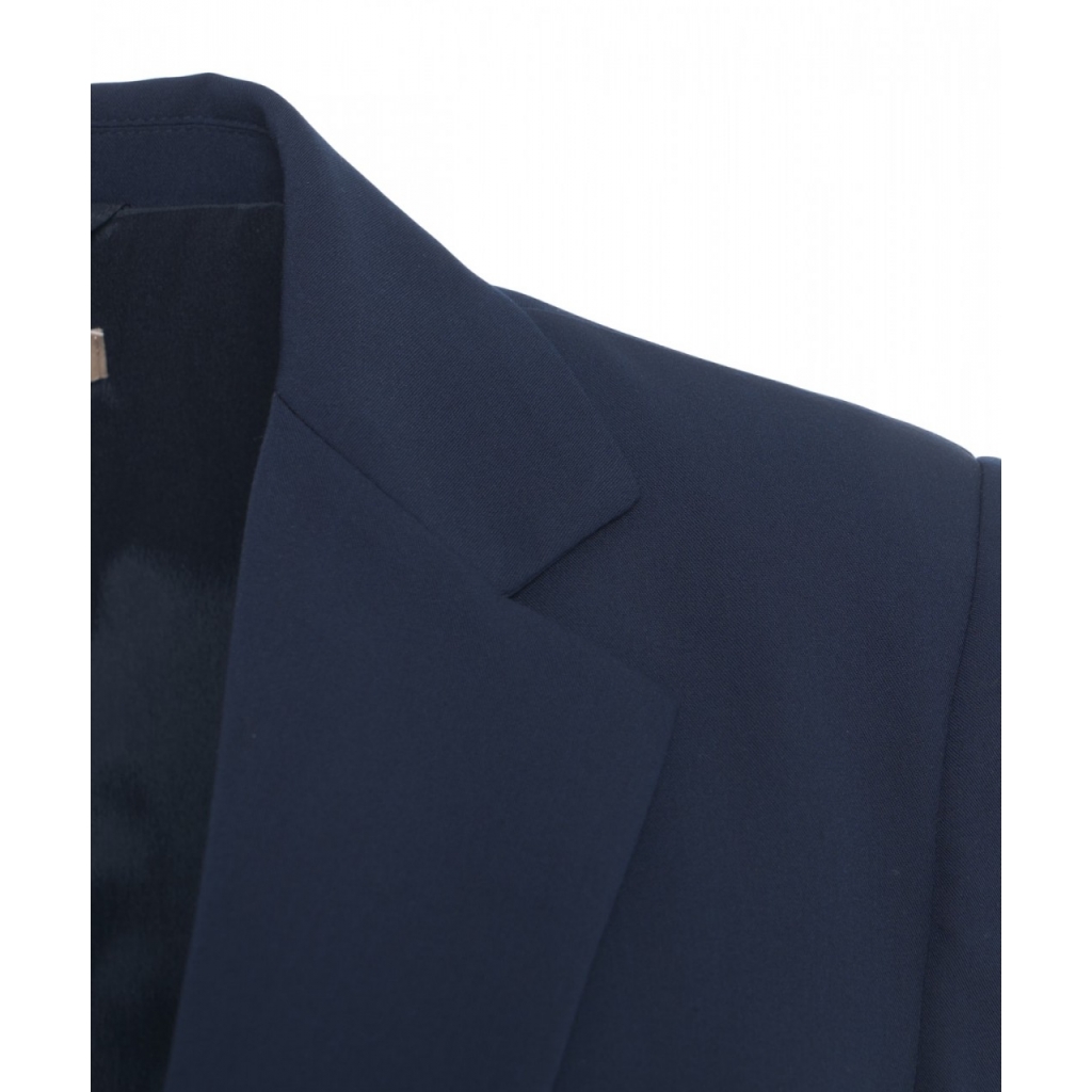 Blazer aderente blu scuro