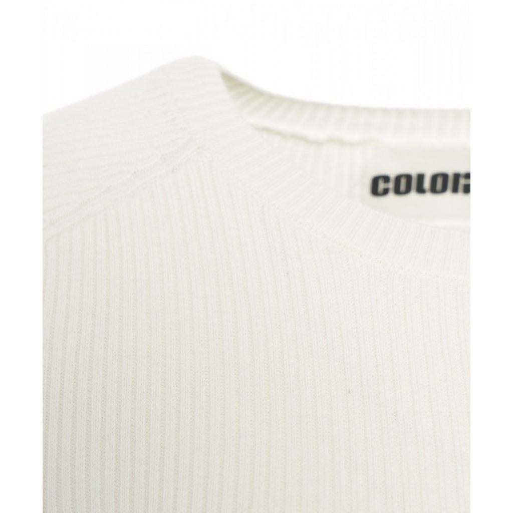 Maglione a coste Jones bianco