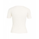 T-shirt in maglia bianco