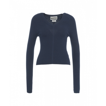 Maglione a coste Jones blu scuro