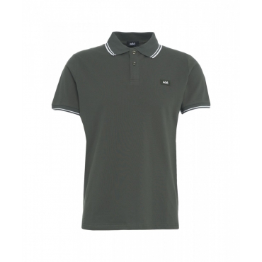 Polo con dettaglio logo verde