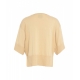 Top in maglia beige