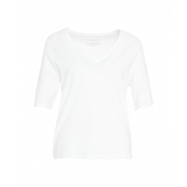 T-shirt in spugna bianco