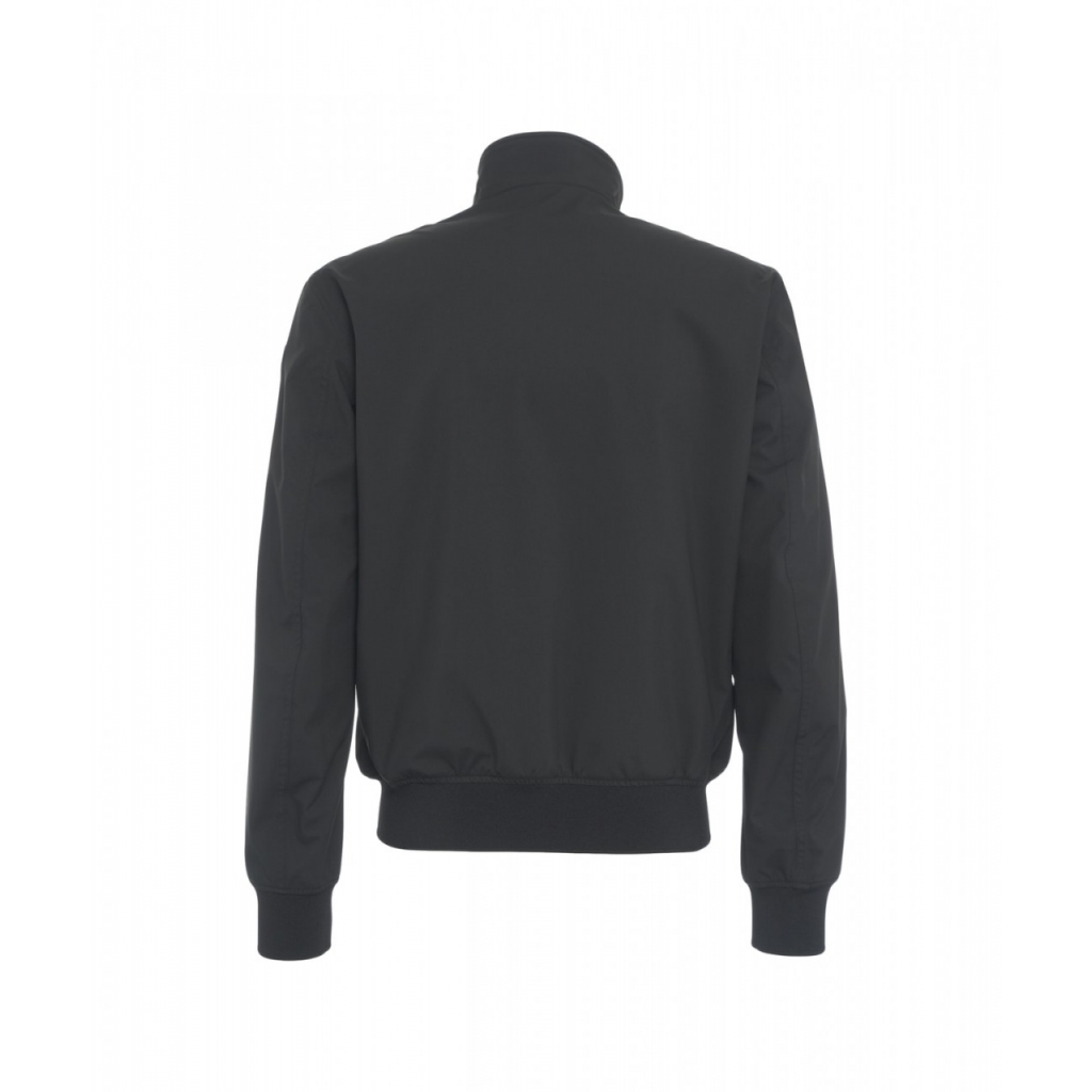 Giacca bomber con collo alto nero