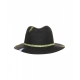 Cappello con ricami nero