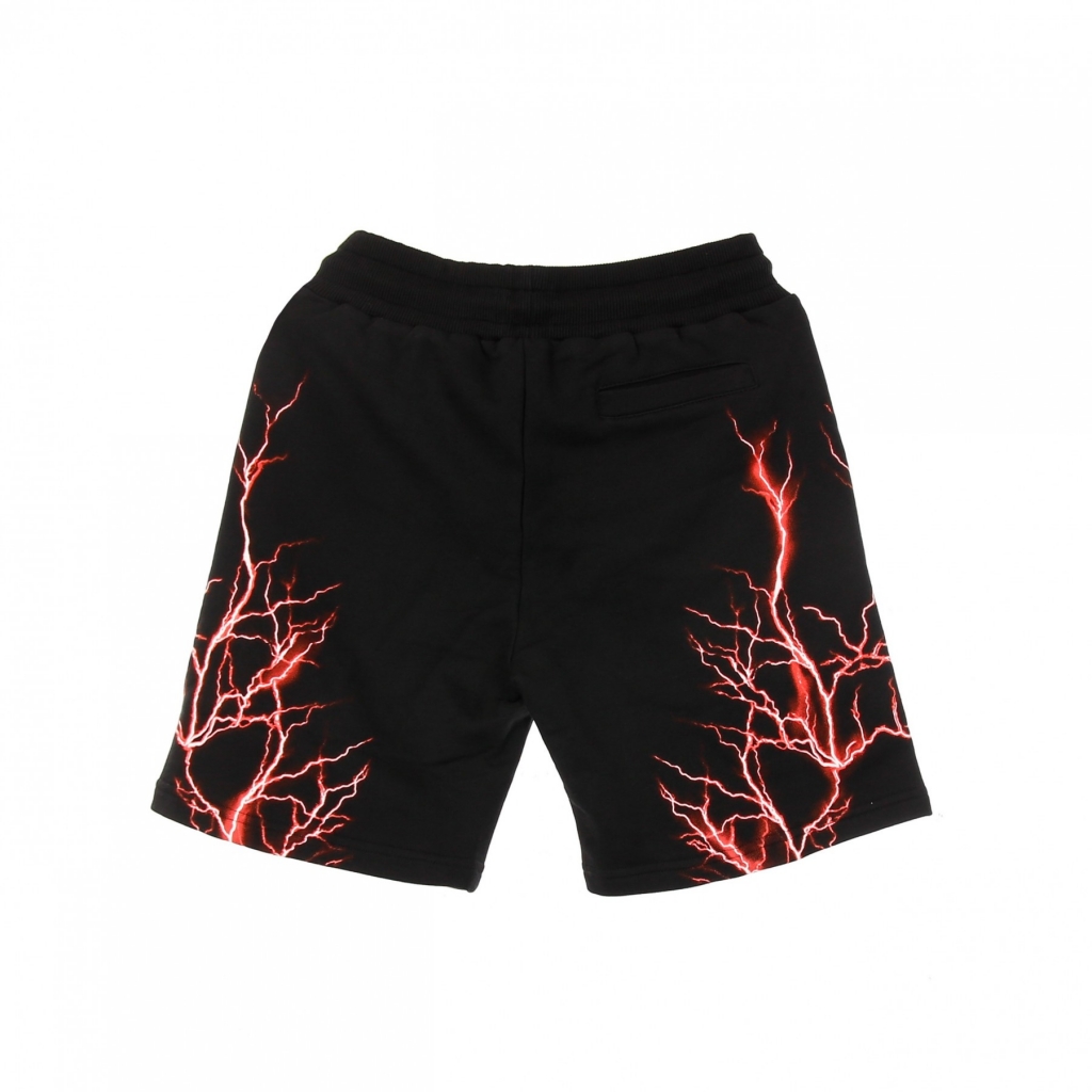 pantalone corto tuta uomo red lightning shorts BLACK/RED