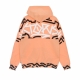 felpa leggera cappuccio uomo octopus tag hoodie PEACH