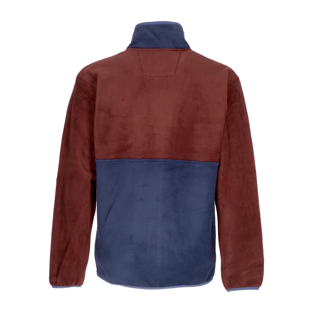 giubbotto pile uomo back bowl full zip fleece ELDERBERRY/COLL NAVY/DARK MONTAIN