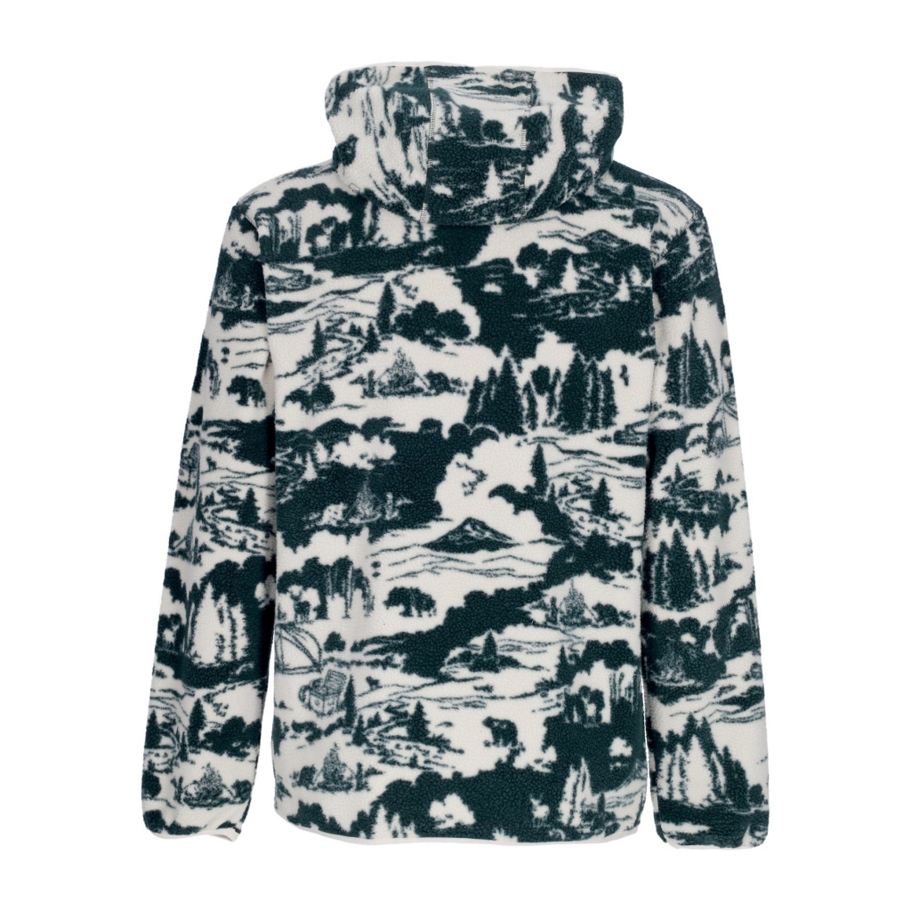 orsetto infilabile uomo helvetia hoodie SPRUCE ROASTED PRINT