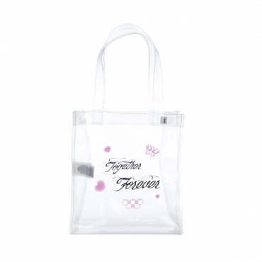 borsetta donna together forever mini tote CLEAR