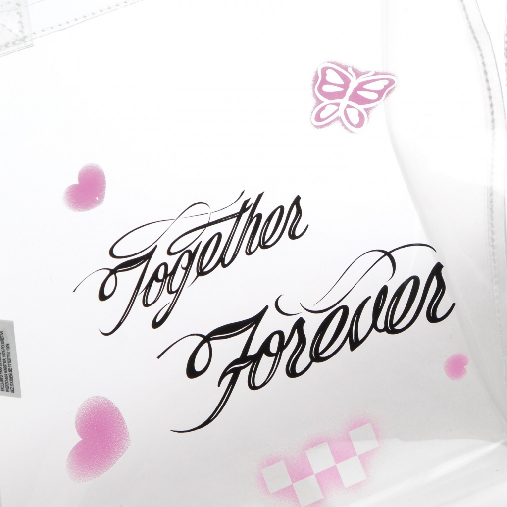 borsetta donna together forever mini tote CLEAR