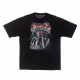 maglietta uomo rides print tee BLACK