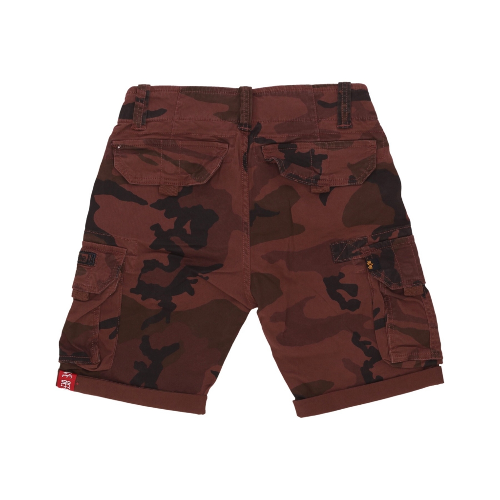 pantalone corto uomo crew short camo BURNED CAMO