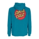 felpa cappuccio uomo classic dot chest hoodie VERDIGRIS