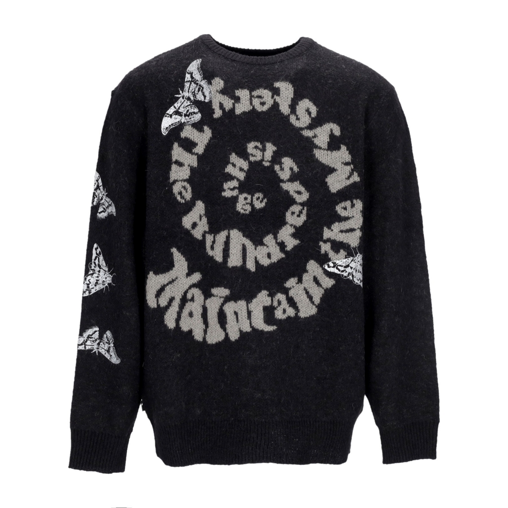 maglione uomo spiral sweater BLACK