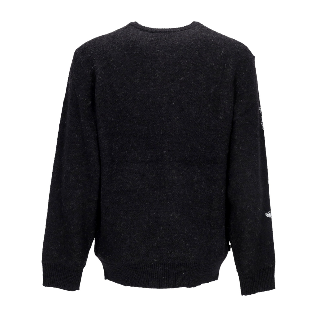 maglione uomo spiral sweater BLACK