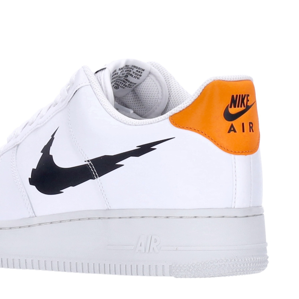 scarpa bassa uomo air force 1 07 WHITE/BLACK/SUMMIT WHITE/MAGMA ORANGE