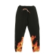 pantalone tuta leggero uomo flames BLACK