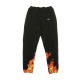 pantalone tuta leggero uomo flames BLACK